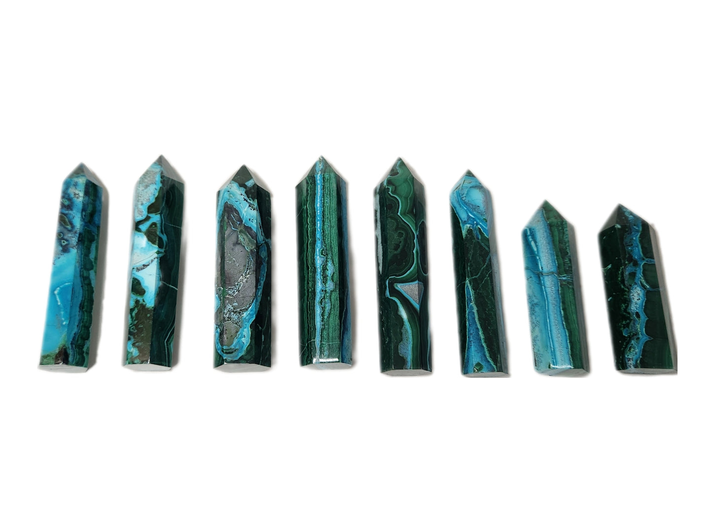 Malachite Chrysocolla Towers