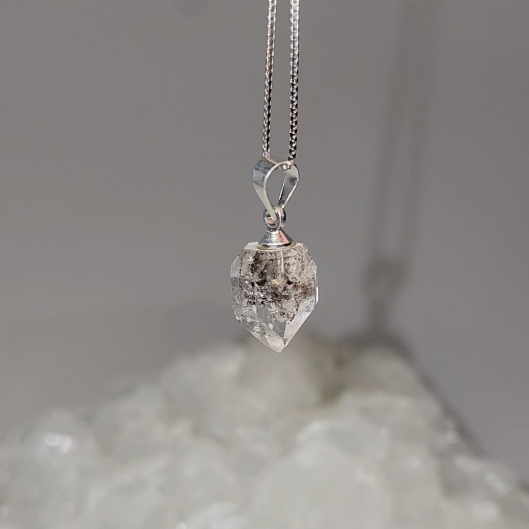 Herkimer Diamond Charm