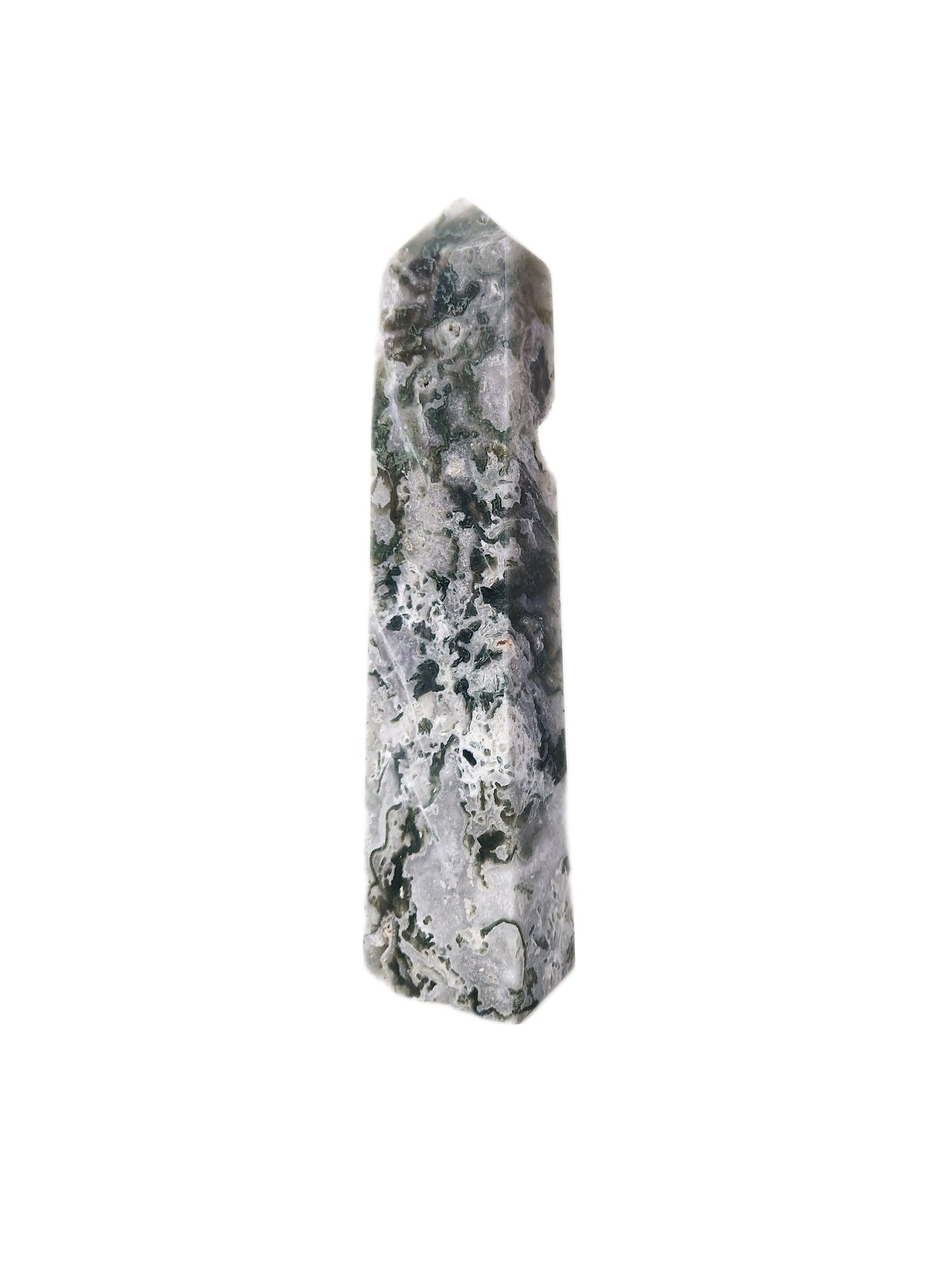 Moss Agate Tower Large