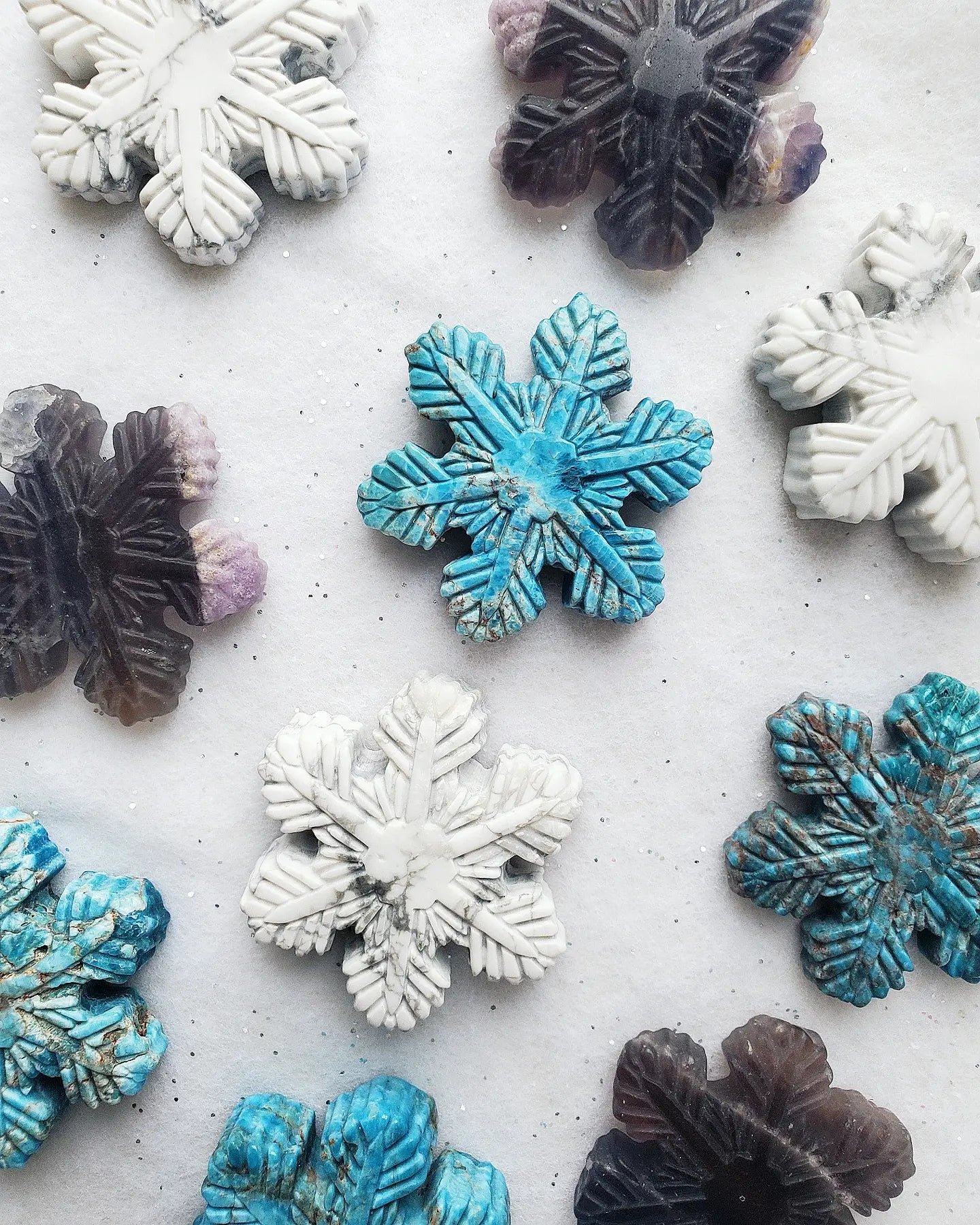 Fluorite Snowflake